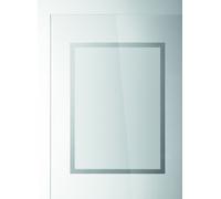 Durable DURAFRAME SUN Static-Cling Magnetic Frame A3 Format in Silver Pack o