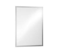 Durable DURAFRAME UV Poster Adhesive Magnetic Signage Frame | 50x70 cm | Silver