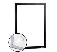 DURABLE DURAFRAME Wallpaper A4 Display Frame Magnetic Black Adhesive PVC (Polyvinyl Chloride) 484301 25 (W) x 0.3 (D) x 32.5 (H) cm 484301
