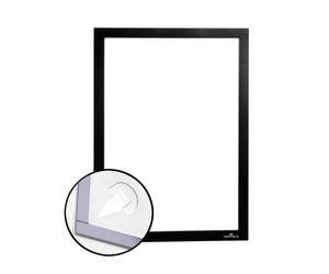Durable Duraframe Wallpaper Poster Mount Holder Signage InfoFrame A4 Black 4843
