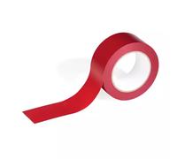 Durable DURALINE Floor Marking Tape - Self-Adhesive Temporary Marking Tape - 33 Metre Roll - Quick & Easy Application - Perfect for Temporary Marking - Red