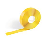 Durable Floor Marking Tape Duraline - Self-Adhesive and Anti-Slip Floor Tape - 50mm x 0.5mm x 30m (WxHxL) - Silky Yellow 30 Metre Roll
