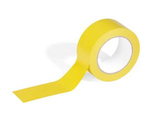 Durable DURALINE Strong Removable PVC Floor Marking Tape | 50mm x 33m | Yellow