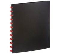 Durable Duralook Easy 242601 A4 Display Book with 20 Pockets - Black | A4 Display Book with Zip for Removing Pockets Polypropylene 260 x 310 mm