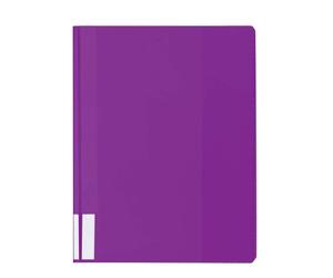 Durable Duralux Clear View Folder - Purple (Pack of 25)
