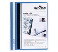 Durable Duraplus Project Folder Document Report File - 25 Pack - A4+ Blue