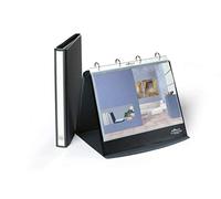 Durable DURASTAR Table Flipchart Stand - A4 Landscape Format - Grey Colour - Perfect For Presentations & Meetings