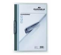 Durable Duraswing 229037 Clip Folder for 30 Sheets A4 - Graphite (Pack of 25)
