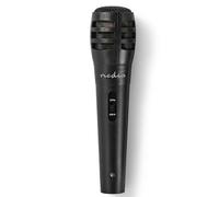 NEDIS MPWD15BK Uni-Directional Dynamic Microphone, sensitivity 72dB +/- 3dB, 80Hz-12kHz, Wired 5m,Black