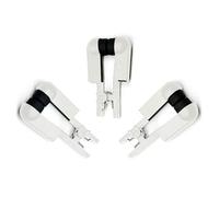 Durable Ear Clip Electrode Unit Series 7000, Double-Sided Soft Rubber Heads, Reinforced Version, 3 Pack