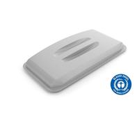 Durable ECO 60L Bin Lid Grey | Recycled Plastic Rectangular Lid | DURABIN