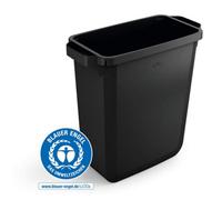 Durable 1800503221 DURABIN ECO Garbage Bin 60L Black Eco-Friendly 1 Pc