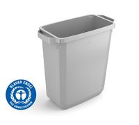 Durable Waste bin DURABIN ECO 60 Litre Rectangular 282x590x600mm Grey 1800503050