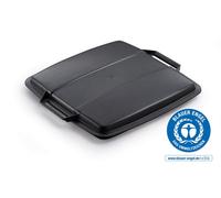 Durable ECO 90L Bin Lid Black | Recycled Plastic Square Lid | DURABIN