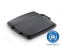 Durable ECO 90L Bin Lid Black | Recycled Plastic Square Lid | DURABIN
