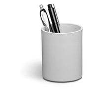 Durable Eco-Friendly Desktop Pen Pot, Pack of 6, Grey | Modern Pen Pot for Organising Pens and Pencils, Made from Eco Plastic, Blue Angel Certified, Made in Germany