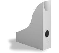 Durable Eco-Friendly Magazine Rack A4, Pack of 6, Grey | Desktop Magazine File Organiser, Made from Eco Plastic, Blue Angel Certified, Made in Germany