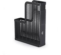 Durable Eco-Friendly Magazine Rack Optimo A4, Pack of 6, Grey, Plastic | Vertical Magazine File Stand with Grip Hole, for A4 Magazines and Brochures, Blue-Angel Certified, 71 x 315 x 246mm