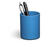 Durable Eco-Friendly Pen Pot - Recycled Plastic & Blue Angel Certified - Office & Classroom Organiser Pen & Pencil Holders - Blue - Pack of 6