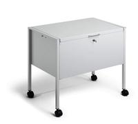 Durable Eco Locking Lid Suspension File Trolley - For 80 A4 Folders - Grey