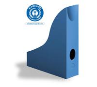 Durable Eco Magazine Rack Recycled Plastic Document File Organiser - A4 Blue