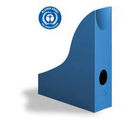 Durable ECO Magazine Rack Recycled Plastic File Organiser | 6 Pack | A4 Blue