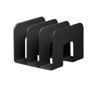 Durable Eco Recycled Plastic Magazine Stand Desk File Holder Organiser, Black