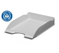 Durable ECO Recycled Plastic Stackable Document Letter Tray | 6 Pack | A4+ Grey