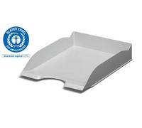 Durable Eco Recycled Plastic Stackable Letter Tray Document File - A4+ Grey