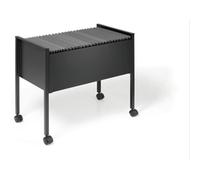 Durable Eco Universal Suspension File Trolley - For 80 A4 Folders - Black