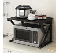 Durable Electric Oven Holder Shelf Countertop Microwave Organizer Steel Kitchen Rack/a/34.5Cm
