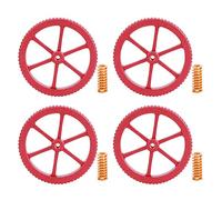 Durable Ender 3 Leveling Nut 4Pcs Aluminium Alloy Hand Twisted Leveling Nut Spring Kit 3D Printer Leveling Replacement Accessories Fit for Ender Hot Bed Upgrade