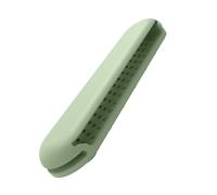 Durable Ergonomic Tablet Holder for Travel, Green | The ergonomic silicone hand strap grips the tablet securely with one hand and provides anti-slip protection for people on the