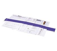 Durable Expanding File Organiser, Printed A-Z and 1-31, Blue | Document Organiser, Comes Flat for Convenient Sorting, No Wider than an Open A4 Folder, Made in Poland
