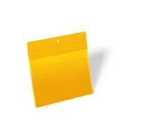 Durable Neodym Magnetic Document A5 Landscape, Pack of 10 pieces, Yellow