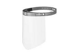 Durable Face Visor for Protection Against Splashes and Droplets | CE-Compliant | With Adjustable Headband | Visor Can be Flipped-Up and Can be Disinfected | 1 Piece