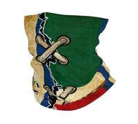 Durable Face Shield,Mexico Mexican and ean Flag Vintage Combine,Headwear Premium Neck Gaiter for Workout Sports Men 26X30cm