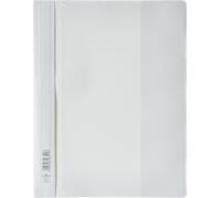 Durable Filing PVC Folder with Clear A4 Title Pocket - White, Pack of 25