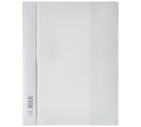 Durable DURAPLUS Presentation Folder - Pack of 25 A4 White Folders - Ideal for Storing Presentations, Invoices, Quotations, School Work & More