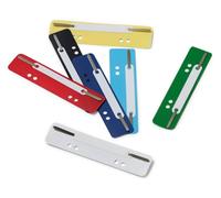 Durable Flexi Filing Strip Fastener 34 x 150 mm | Fastening Strips | Assorted Colours | Perfect for Organising and Storing Documents, 250 Count (Pack of 1)