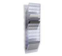 Durable Flexiboxx 12 Wall Mounted Literature Tray - A4 Landscape Holder - Clear