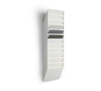 FLEXIBOXX 12 Wall Mounted Literature Holder - A4 Landscape - White Durable White 1 Pack