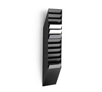 Durable FLEXIBOXX 12 Wall Mounted Literature Tray | A4 Portrait Holder | Black