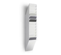 Durable FLEXIBOXX 12 Wall Mounted Literature Holder | A4 Portrait | White