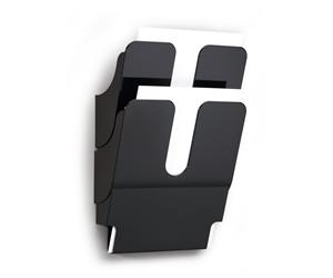 Durable FLEXIBOXX 2 Wall Mounted Literature Holder - A4 Portrait - Bla