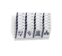 Durable Flexiboxx Literature Holder 6 A4 Portrait - Transparent