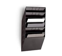 Durable Flexiboxx Literature Holder 6 A4 Landscape - Black