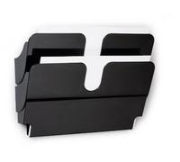 Durable FlexiPlus 2 1709014060 Literature Holder with 2 Compartments A4 Landscape - Black