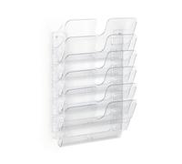 Durable FLEXIPLUS 6 Wall Mounted Literature Holder - A4 Landscape - Cl