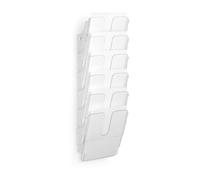 Durable Flexiplus Literature Holder A4 6 Compartments Clear 1700008401